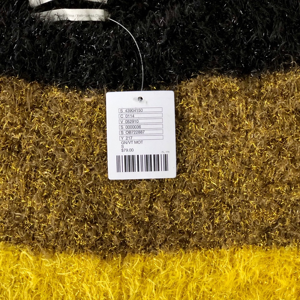 NEW NWT Urban Outfitters striped Crop Sweater - Picture 5 of 7
